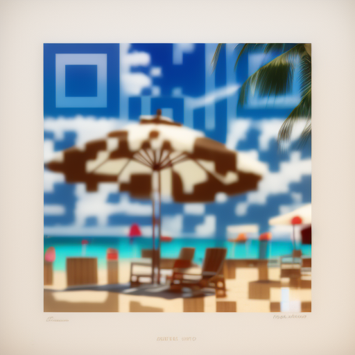 At the Beach AI QR Codes